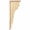 Ekena Millwork Pescadero Rough Sawn Corbel w/Backplate, Douglas Fir, 8"W x 10"D x 26"H COR08X10X26PEC01RDF - alternate 2